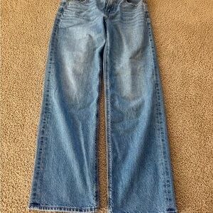 BRAND NEW!!! American Eagle Outfitters Light Blue Wide Leg Jeans Size 0